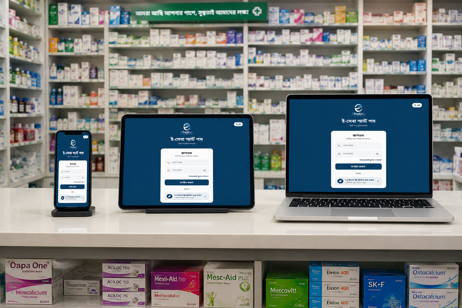 E-SHEBA POS Dashboard